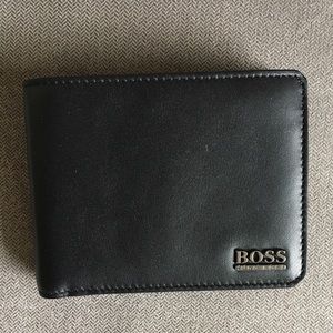 Hugo Boss black leather wallet